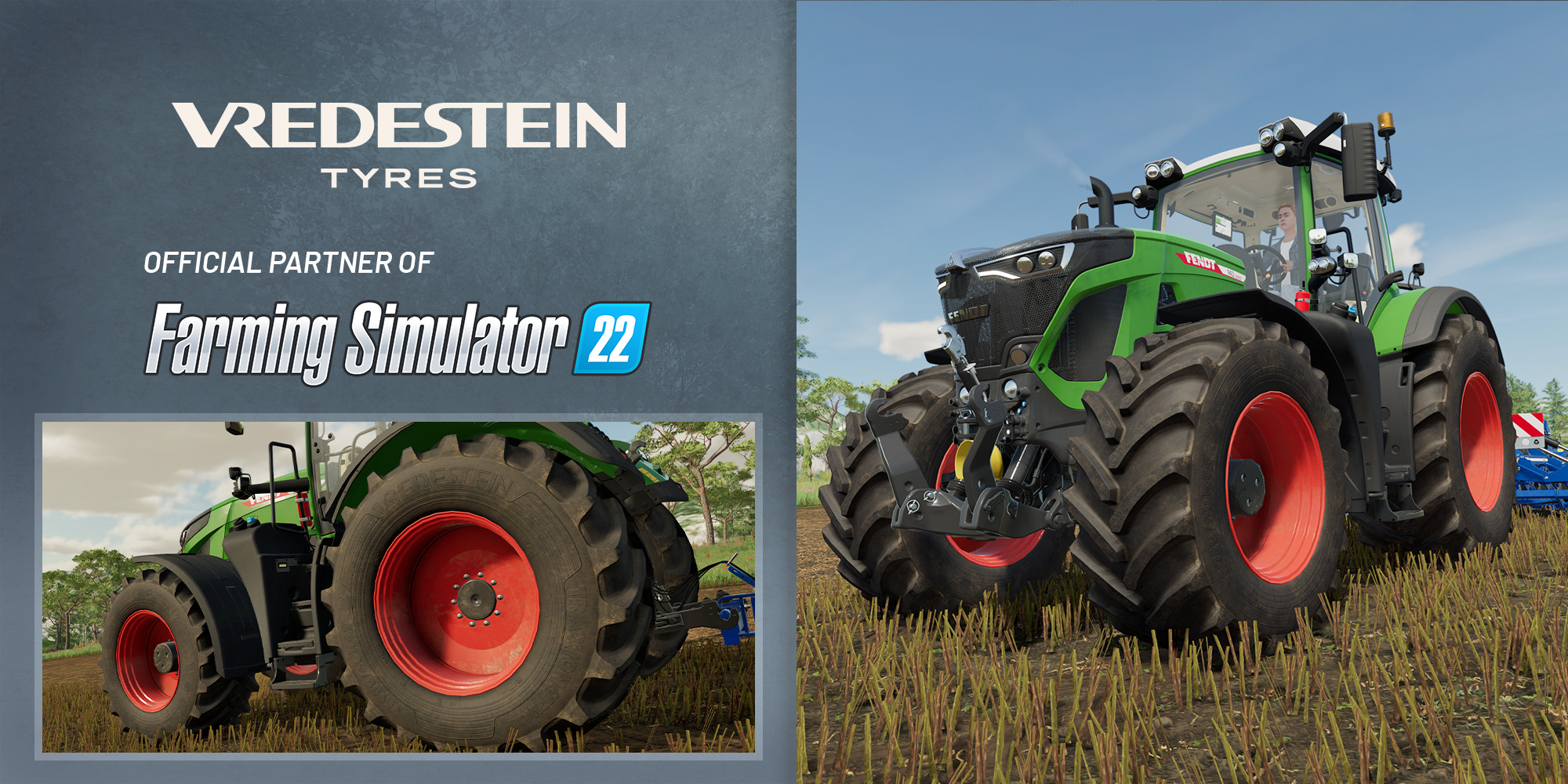 Gli pneumatici Vredestein sbarcano su Farming Simulator 22