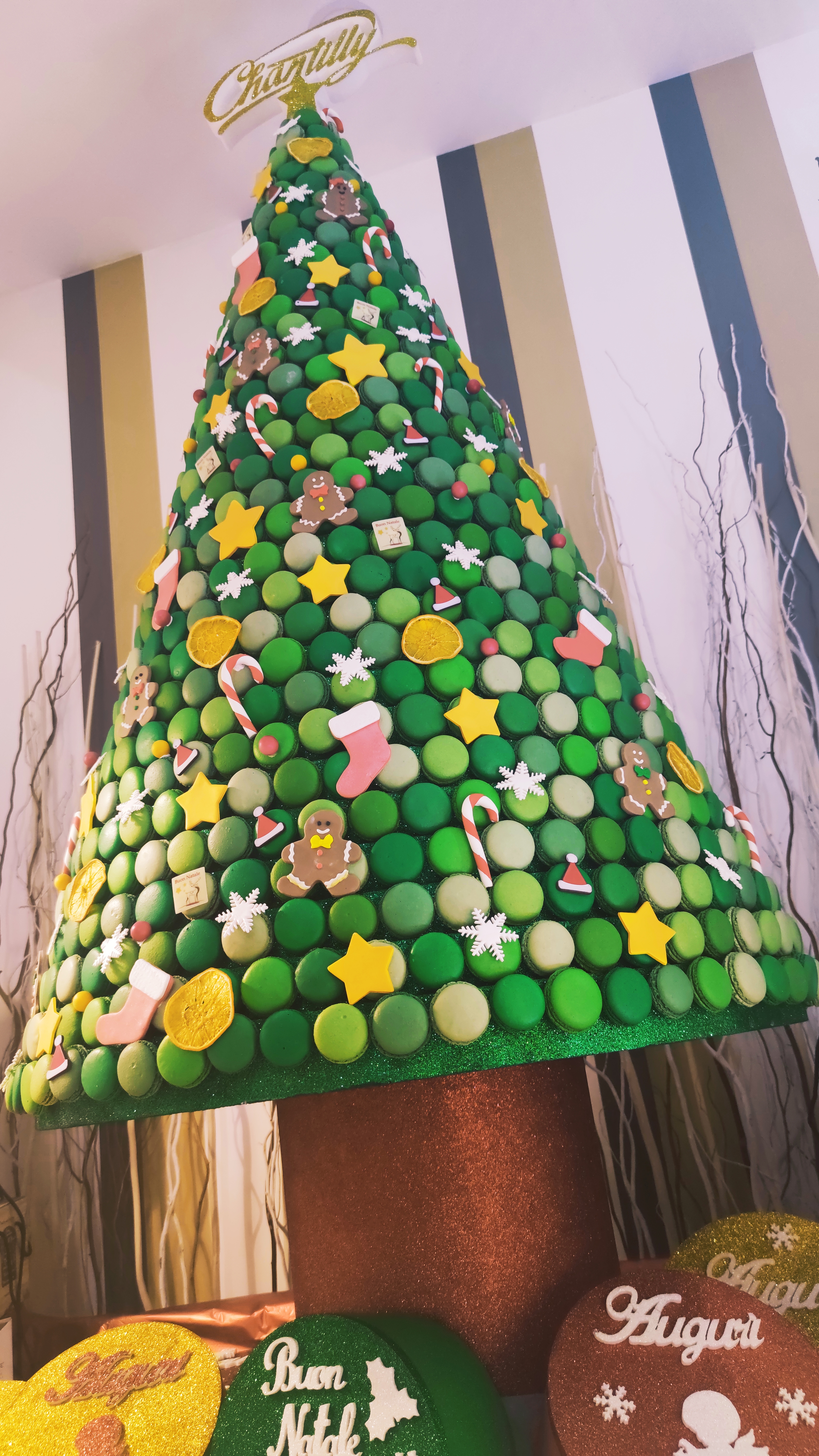 1200 macarons per un Albero di Natale