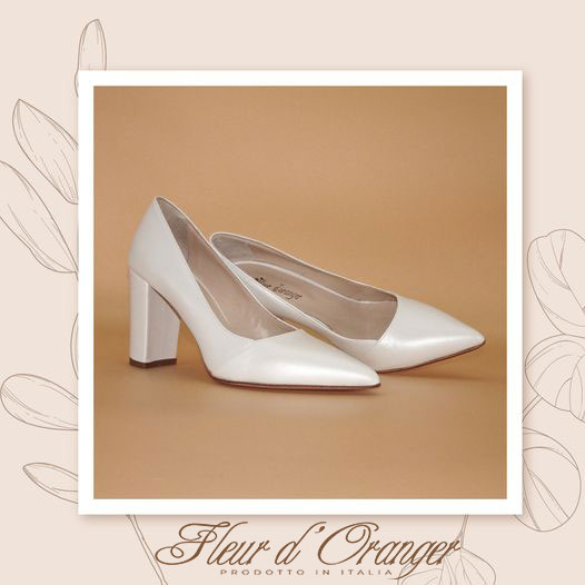 Scarpe matrimonio donna online Fleur d'Oranger