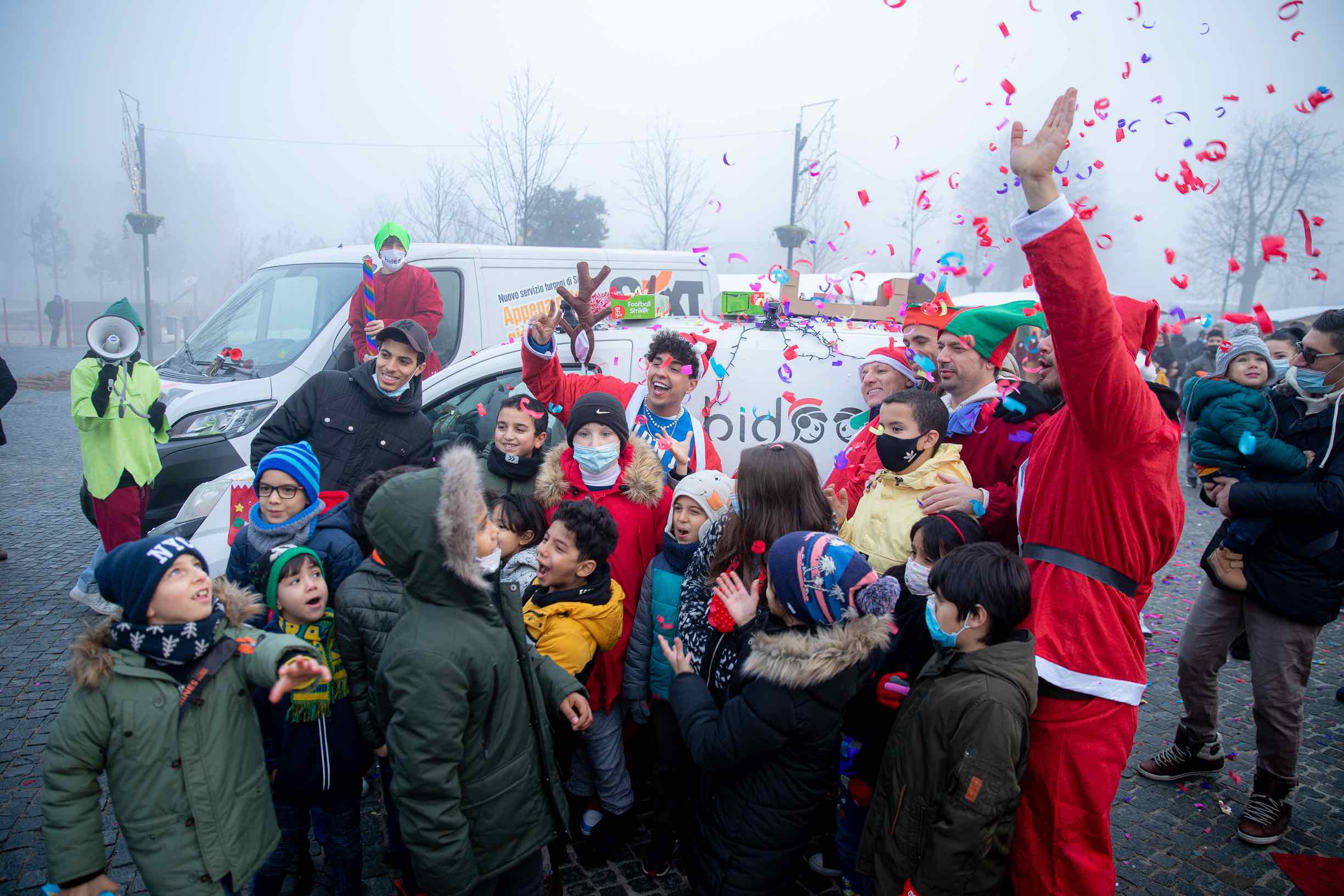 Bidoo scende in campo con il progetto “Natale per tutti”