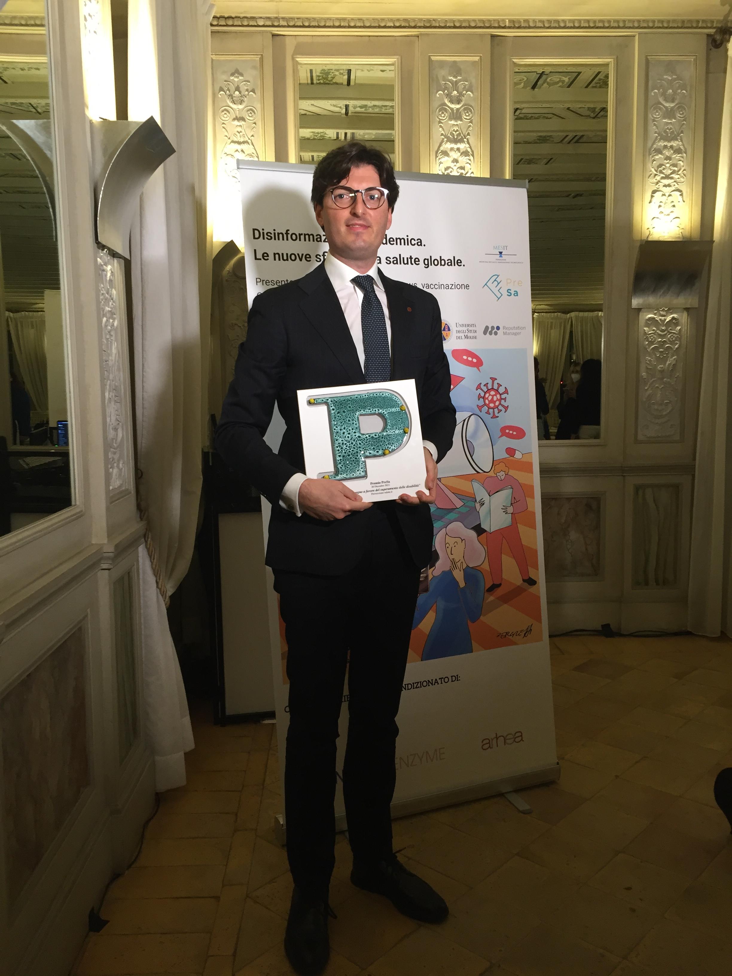 La Fondazione MESIT premia il cardiologo Vincenzo Russo