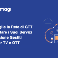 Amagi sceglie la rete di GTT  per supportare i suoi servizi di trasmissione gestiti in cloud per TV e OTT