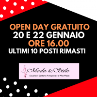 Moda&Stile: Open Day gratuito 20 e 22 gennaio