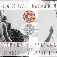 Una settimana di Ashtanga Yoga con Susanna Finocchi e Gabriele Severini, seminario dal 3 al 9 Luglio 2021 a Marina di Massa in Toscana