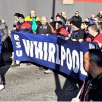 Ancora protesta dei lavoratori della Whirlpool