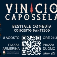 VINICIO CAPOSSELA,  BESTIALE COMEDÌA CONCERTO DANTESCO, 8 agosto 2021 Città di Piazza Armerina