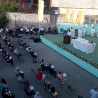 -Mariglianella,  Amministrazione Comunale al 50° Anniversario di Sacerdozio di Don Ginetto De Simone.