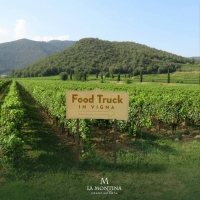 Food truck in vigna a La Montina in Franciacorta – Degustazione pizza e Franciacorta al tramonto