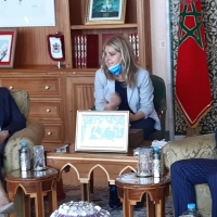  Luciana Lamorgese, Ministro dell'interno Italiano in visita ufficiale a Rabat Focus su sicurezza tra i due stati, sviluppo economico e migrazione.