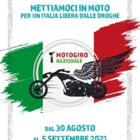 A fine agosto il primo Motogiro nazionale contro la droga