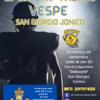 Vespe San Giorgio, una pagina nuova del football americano nella provincia di Taranto