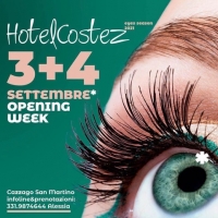 Hotel Costez – Cazzago (BS): Opening Week il 3 ed il 4 settembre '21