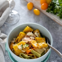 Lunch box “perfetta” con tutta la freschezza e la qualità del pesce fresco d’acquacoltura greca “firmato” Fish from Greece… per una pausa pranzo sana, piena di gusto e a prova di rientro!