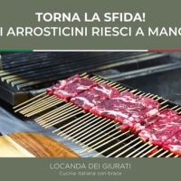  Locanda dei Giurati (Como): la sfida a chi mangia più arrosticini continua fino al 14 novembre 2021!