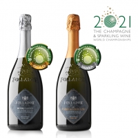 FOLLADOR PROSECCO REPLICA CON IL GOLD & SILVER  AL THE CHAMPAGNE SPARKLING WINE WORLD CHAMPIONSHIPS 2021