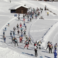 SONO METÁ DI MILLE IN GARA A LIVIGNO. GRANFONDO AL VIA CON LA SGAMBEDA