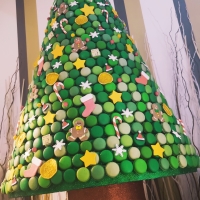 1200 macarons per un Albero di Natale