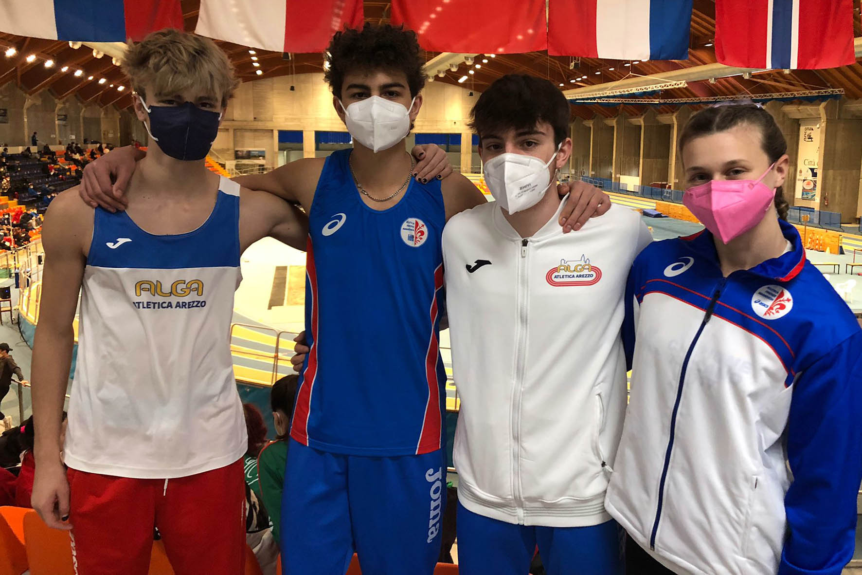 L’Alga Atletica Arezzo festeggia quattro medaglie al Meeting Nazionale di Ancona