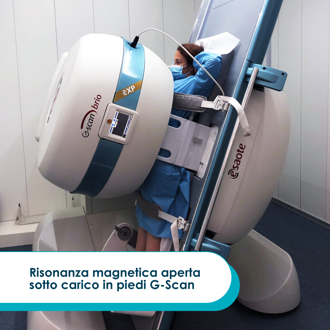 Risonanza Magnetica Aperta sotto carico in piedi G-SCAN