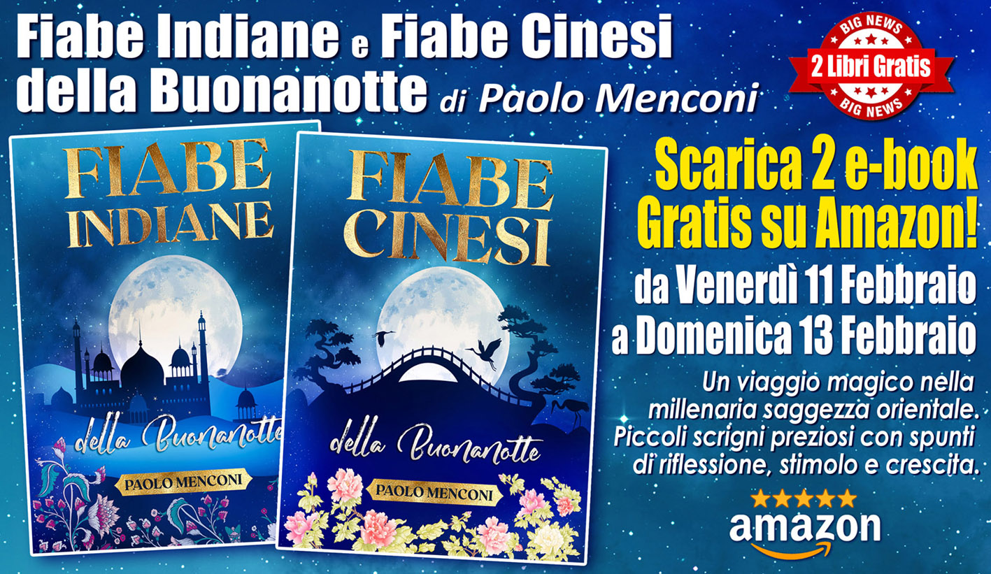 Fiabe Indiane della Buonanotte e Fiabe Cinesi della Buonanotte: due nuovi libri per bambini di Paolo Menconi.