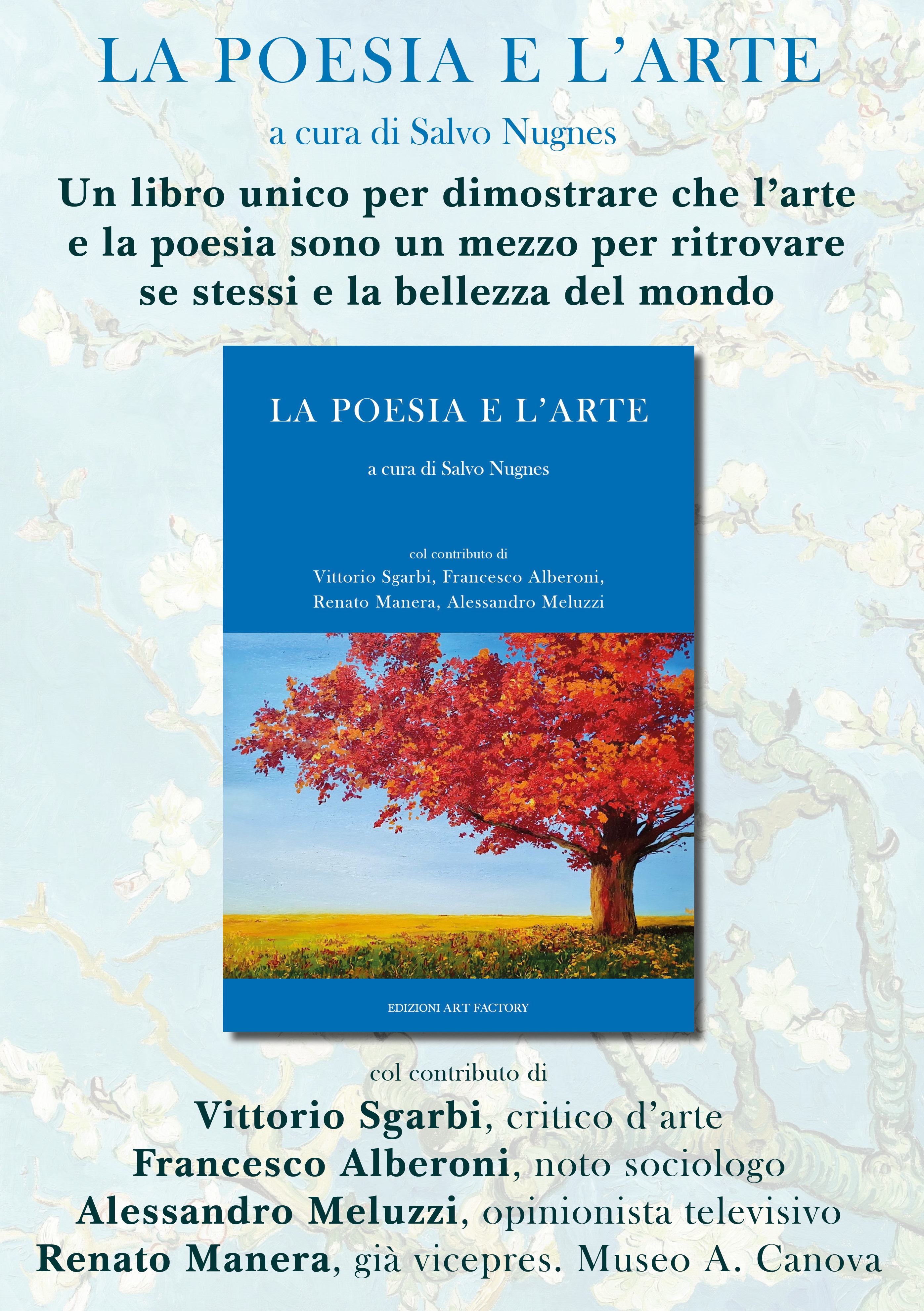 Milano Art Gallery presenta il nuovo libro del critico d’arte Salvo Nugnes, La Poesia e l’Arte