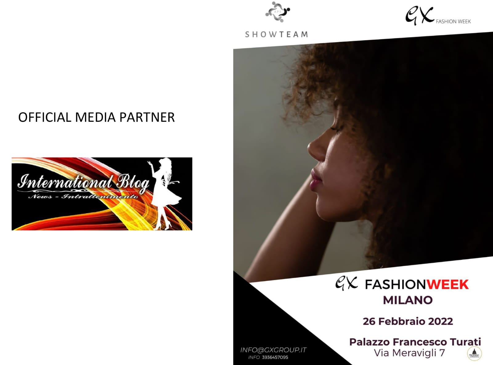  International Blog media partner di Gx Fashion Week, in programma il 26/2