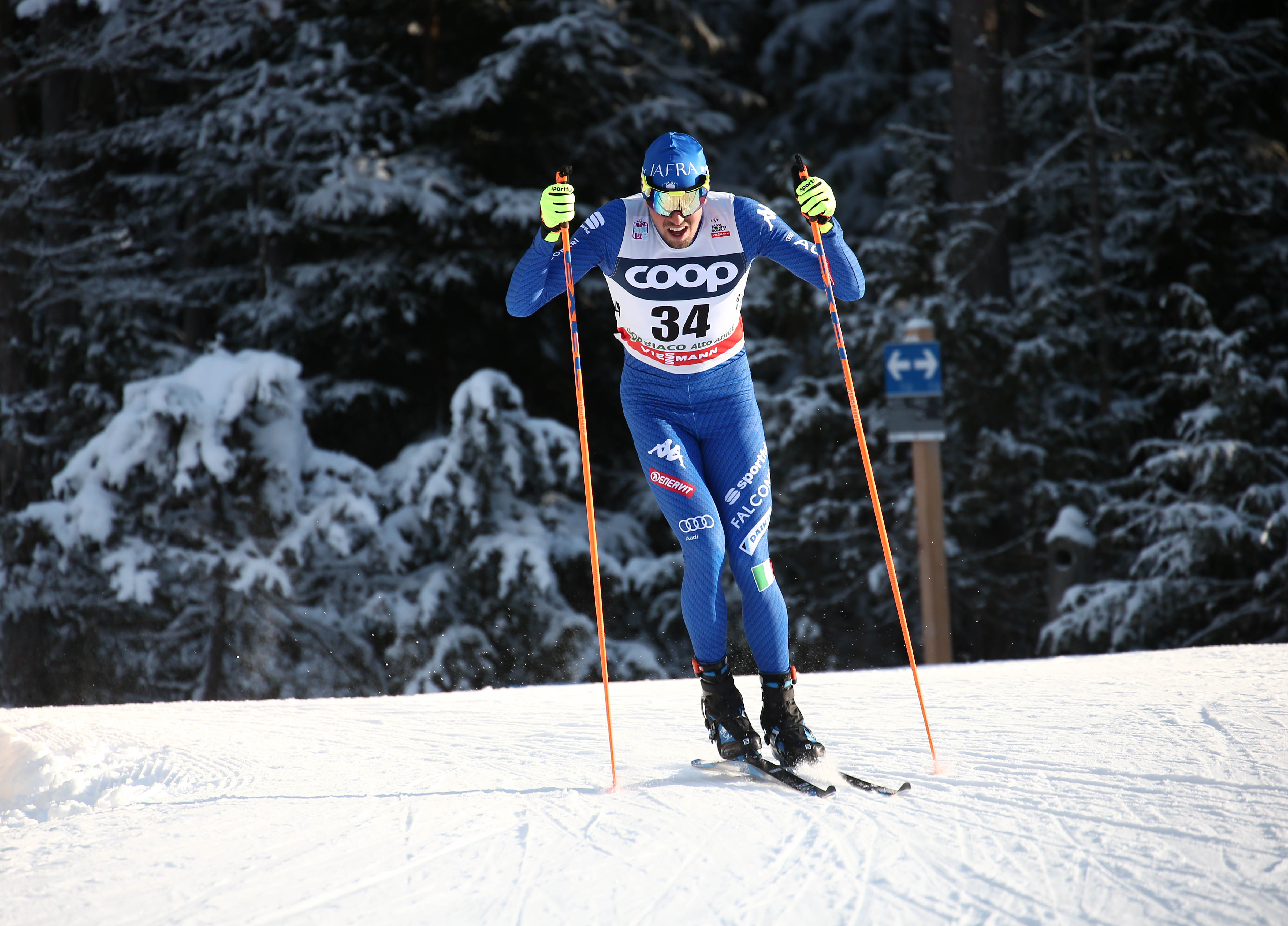 ALLA NORDIC ARENA DI DOBBIACO “ASSOLUTI” SCI DI FONDO IN PISTA