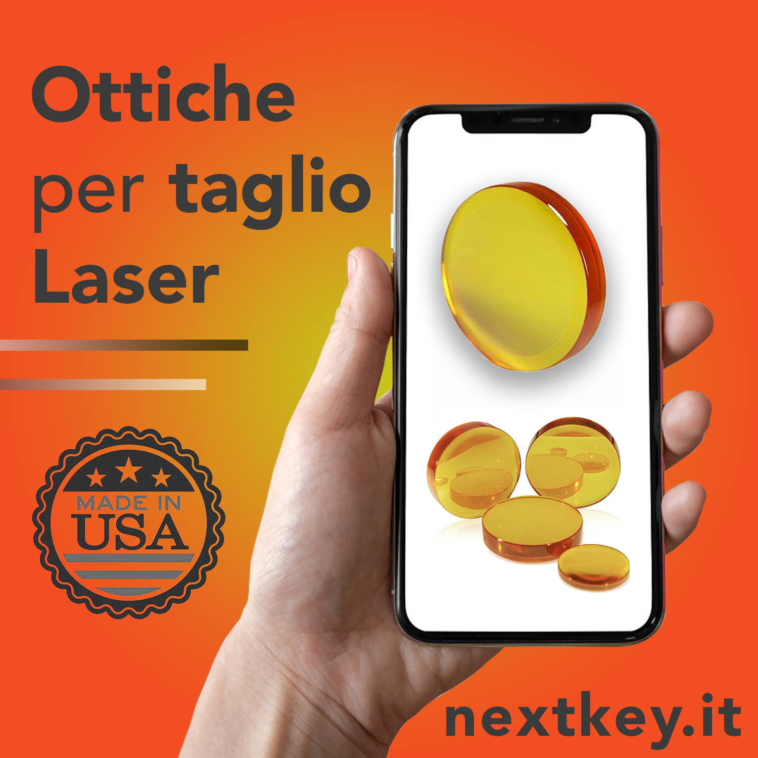 Vetrini di protezione per laser fibra ottica e lenti per laser co2