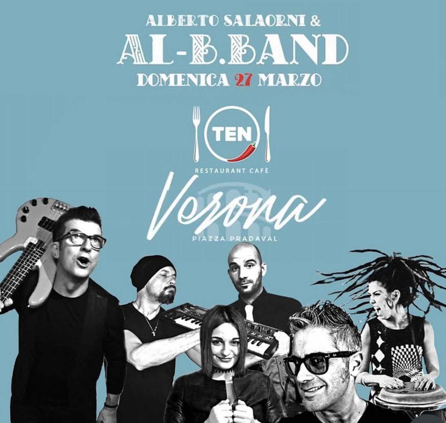 Al-B.Band fa cantare ed emozionare Ten - Verona 