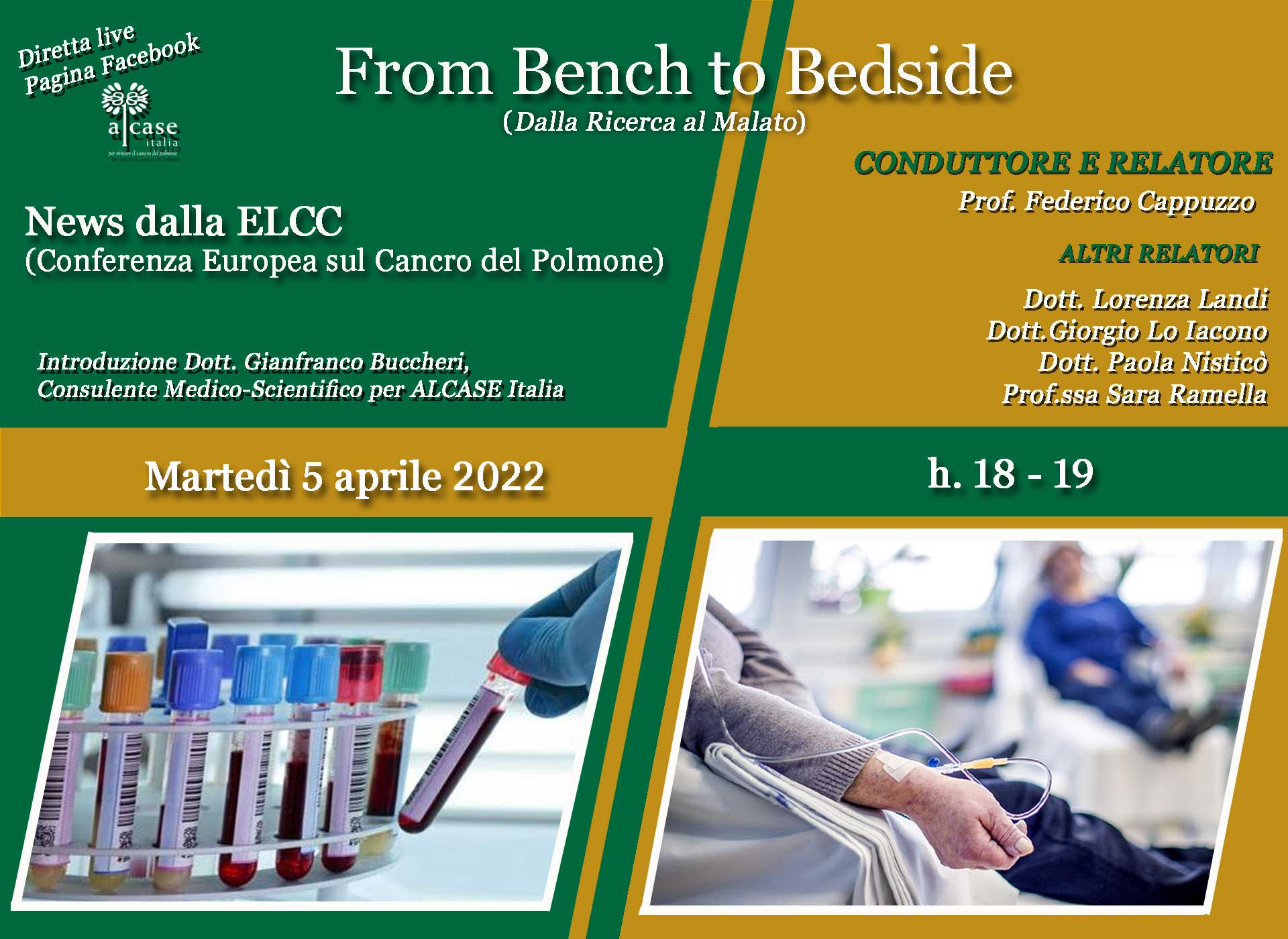 Cancro al polmone: From Bench to Bedside (dal laboratorio al malato)