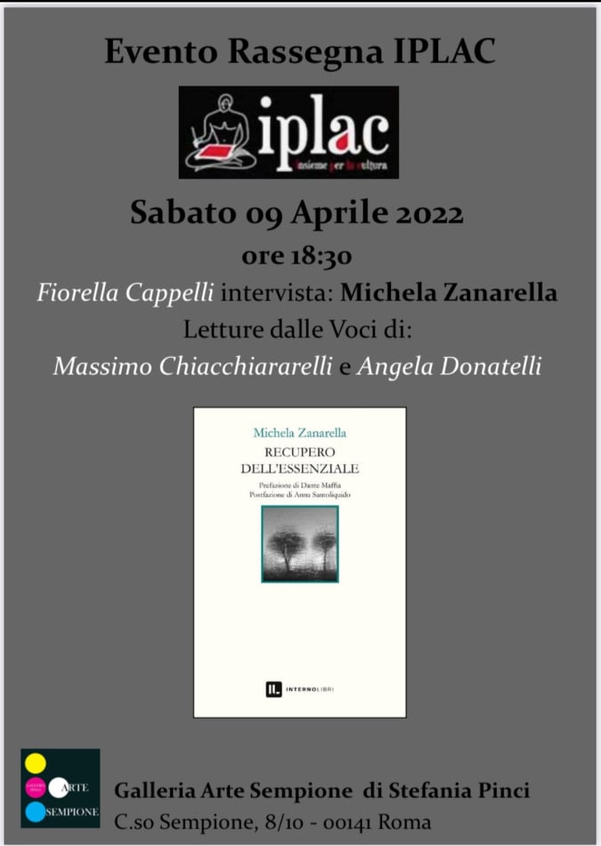 Presentazione del libro di Michela Zanarella alla Galleria Arte Sempione