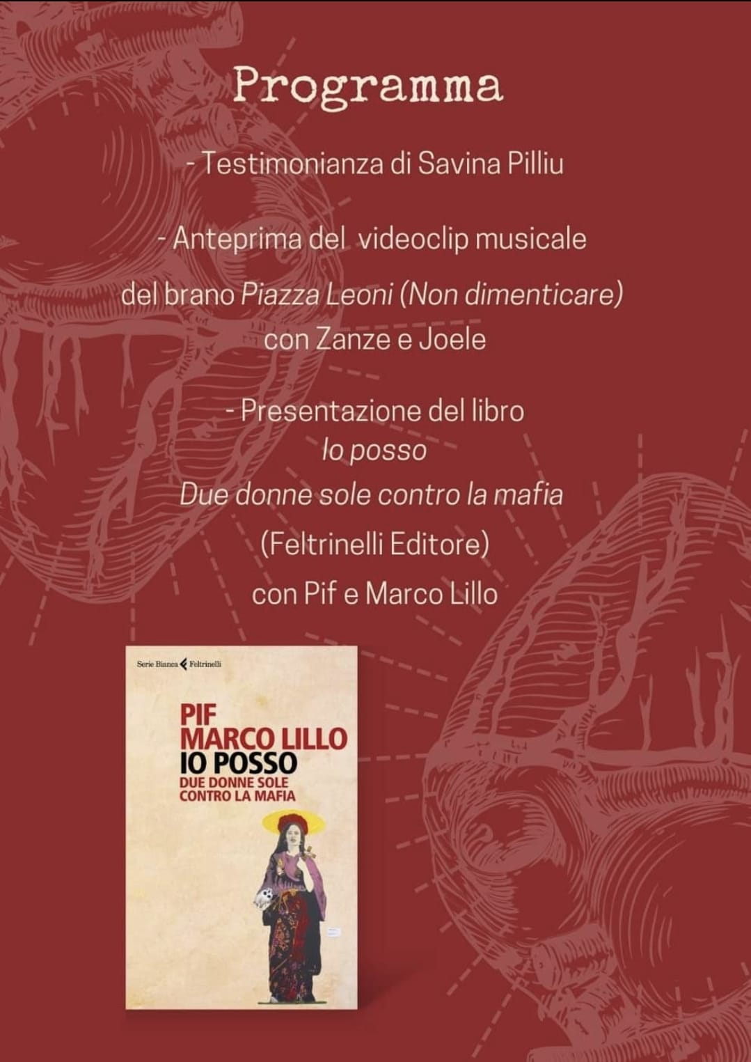 Piazza Leoni (Non dimenticare): il progetto di Joele e Zanze che incrocia anche la vita del magistrato Borsellino sarà presentato a Palermo il 9 aprile