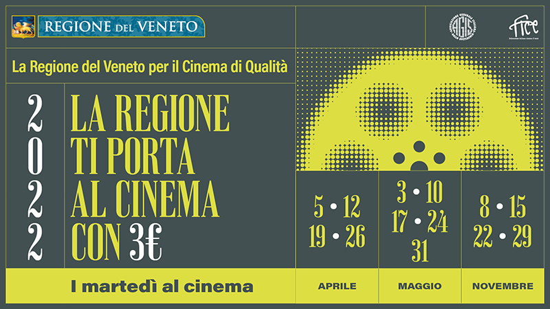 In Veneto si torna in sala a tre euro. Tre mesi di proiezioni cinematografiche a costo ridotto 