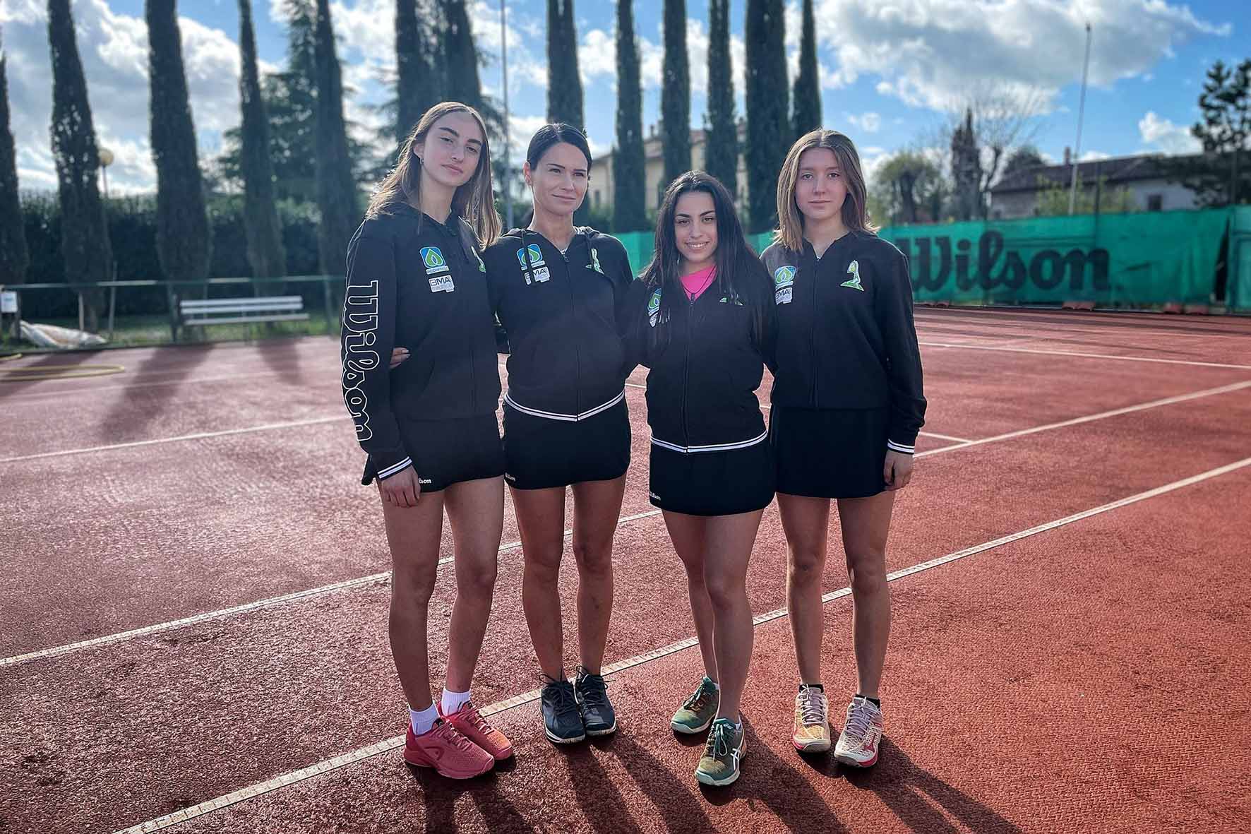 Le ragazze del Valtiberina Tennis centrano i Play Off per la B2