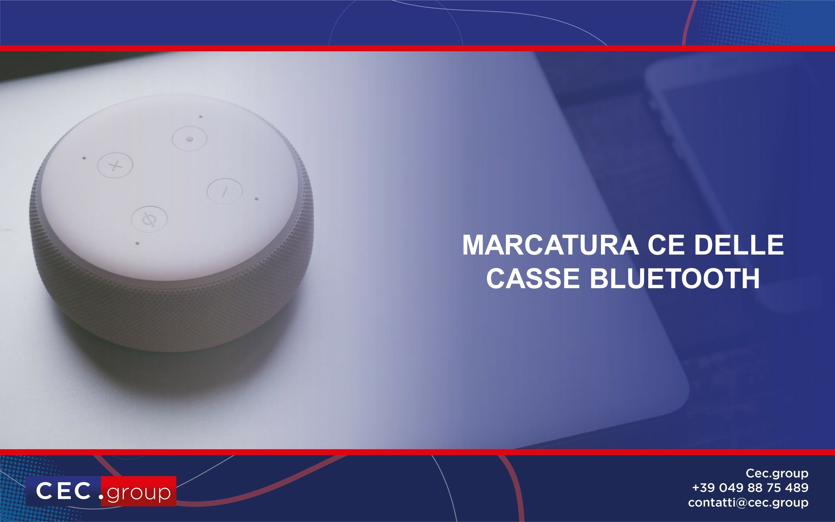 Marcatura CE casse bluetooth