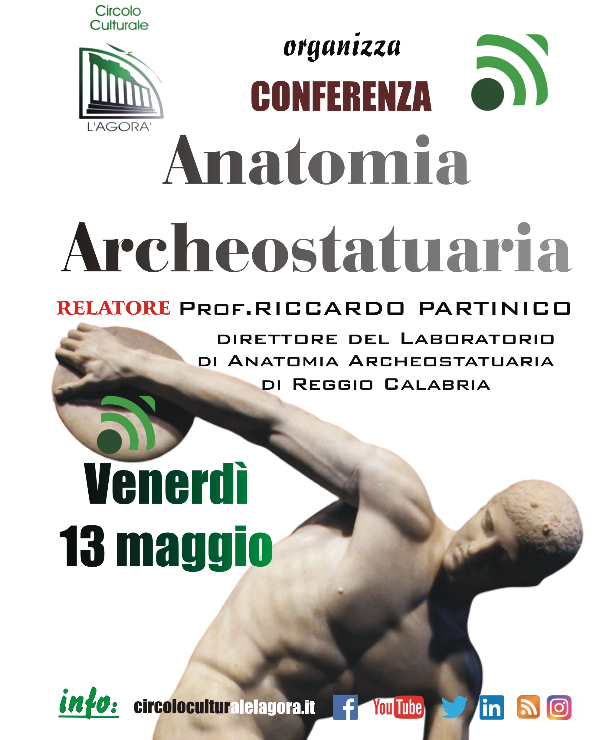 Il Circolo Culturale “L’Agorà” organizza una conversazione sul tema dell’anatomia archeostatutaria.