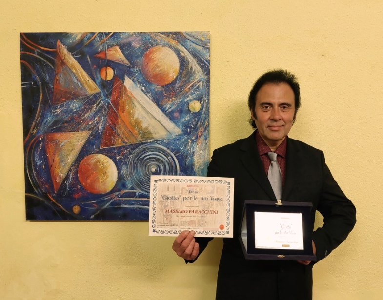 MASSIMO PARACCHINI RICEVE IL 1° PREMIO GIOTTO PER LE ARTI VISIVE