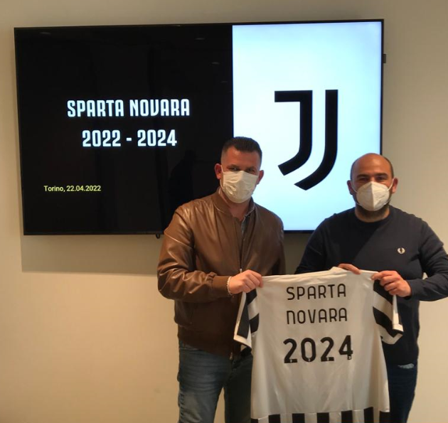 Rinnovo SPARTA NOVARA con JUVENTUS FOOTBALL CLUB