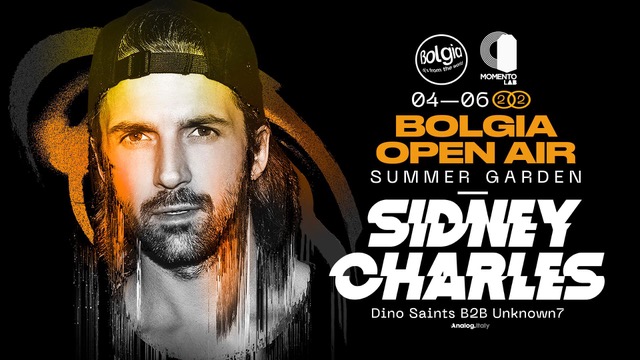 Il 4 giugno 2022 Sidney Charles fa ballare Bolgia Summer Garden - Bergamo 