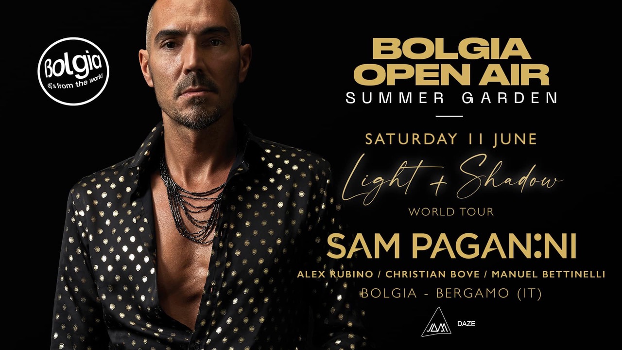  11/6 Sam Paganini fa scatenare Bolgia Summer Garden - Bergamo 