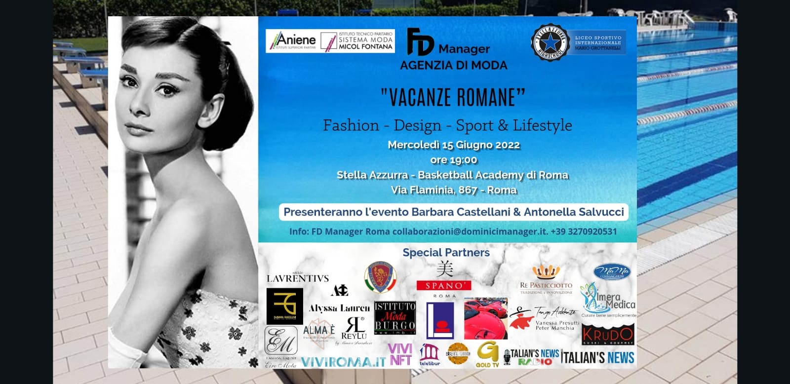  “VACANZE ROMANE” FASHION, DESIGN, SPORT & LIFESTYLE