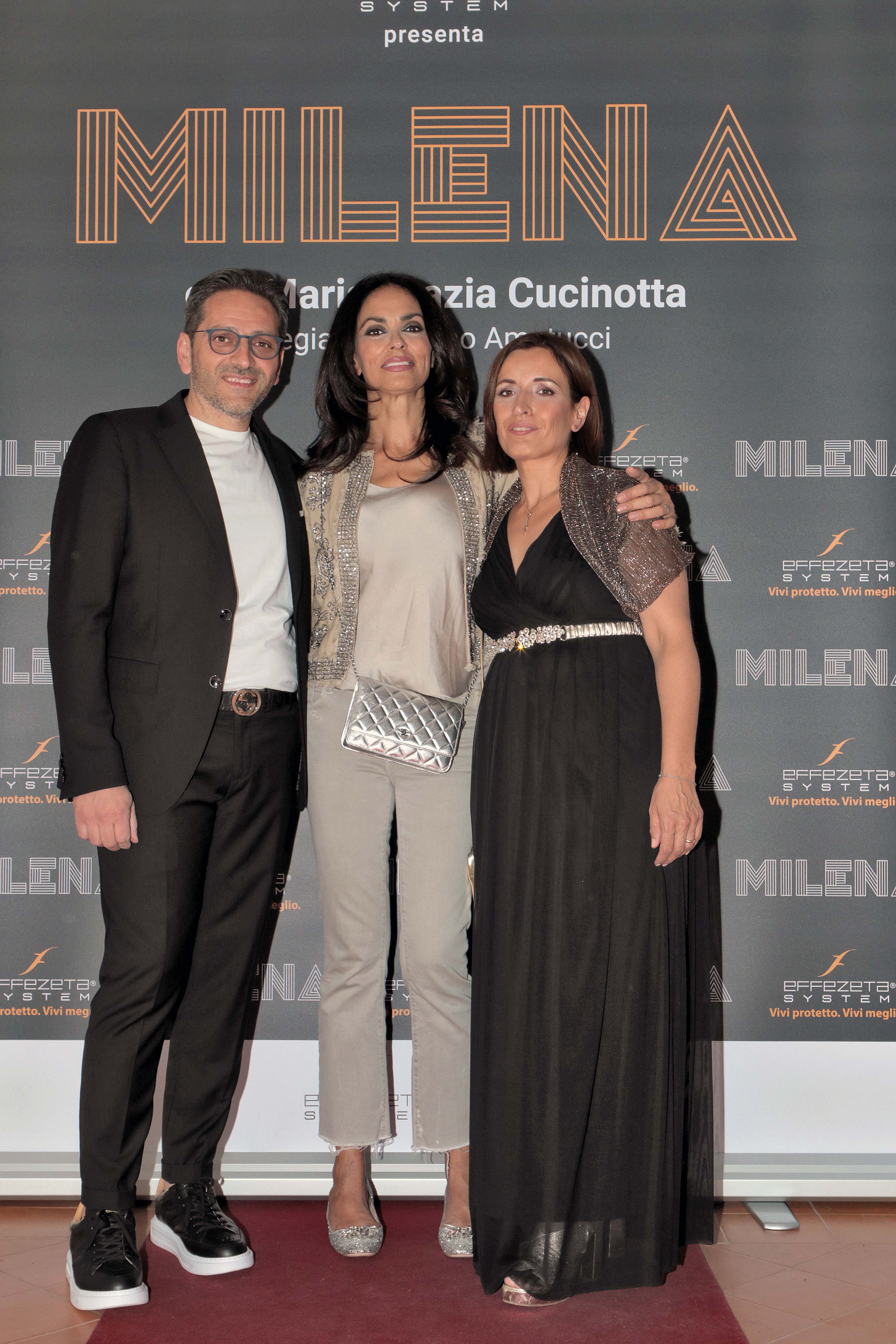 MARIA GRAZIA CUCINOTTA A PIEDIMONTE MATESE PER LA PRESENTAZIONE  DEL CORTOMETRAGGIO SOCIALE “MILENA”