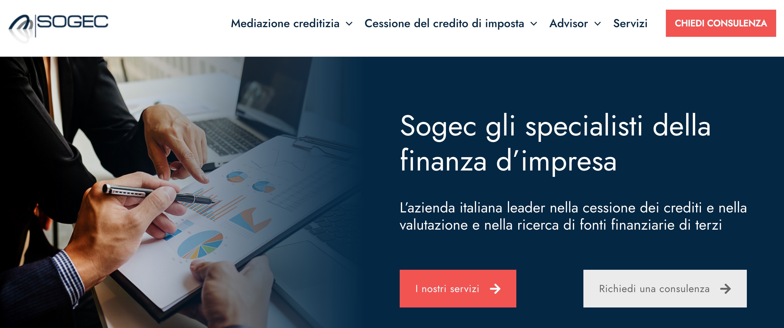 Pubblicato il nuovo sito web di Sogec: il portale dell’azienda leader nella cessione creditizia