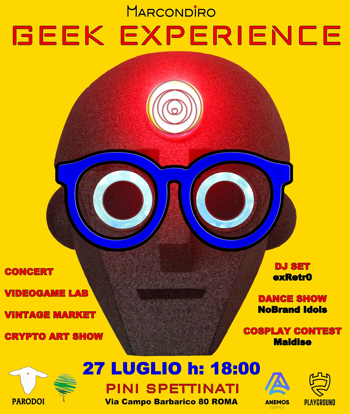 Geek Experience ai Pinispettinati: VideoGame/ Art Space / Vintage Market / Concerto / Dj Set