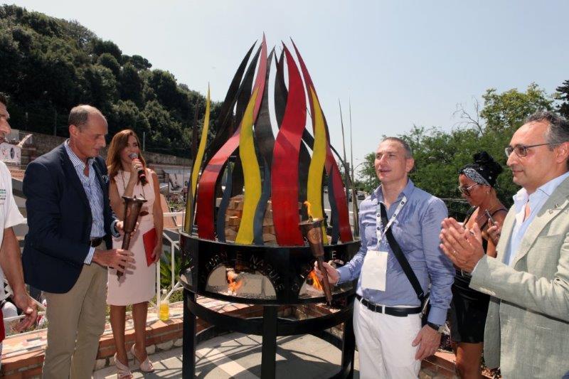 Spento il fuoco olimpico della III edizione delle Olimpiadi Vera Pizza Napoletana