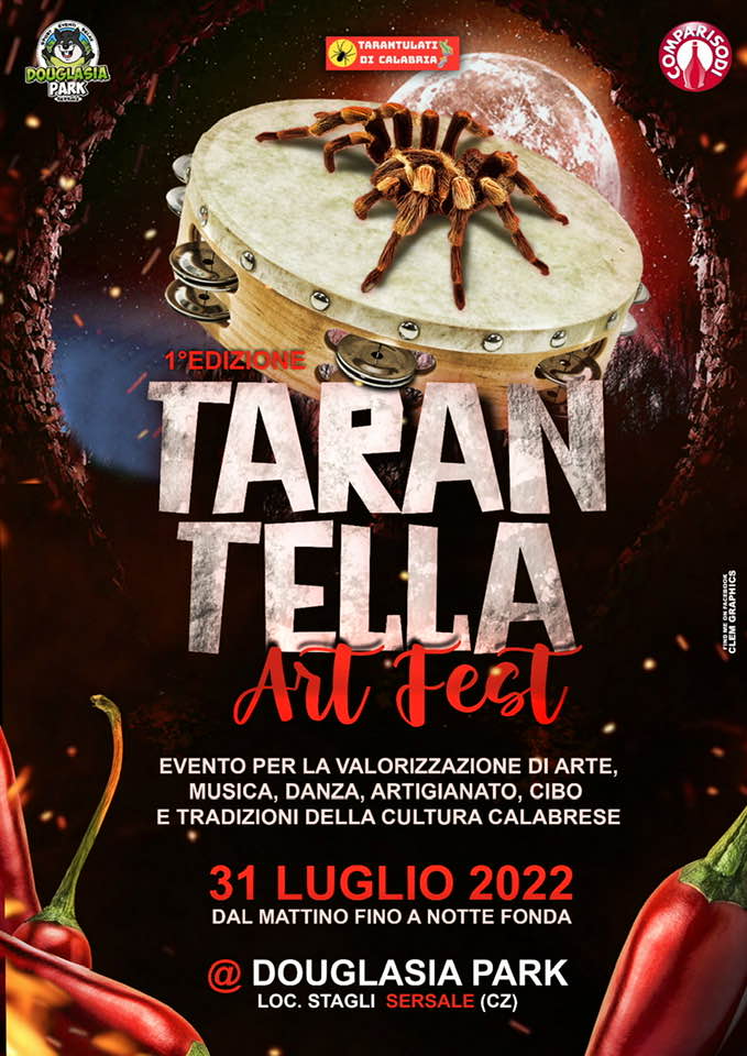 “TARANTELLA  ART FEST ” ARRIVA LA PRIMA EDIZIONE AL DOUGLASIA PARK (SERSALE)