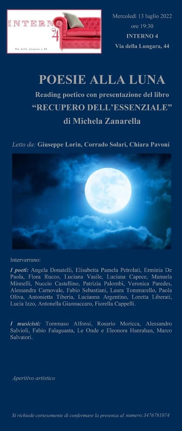 Poesie alla Luna e presentazione del libro 