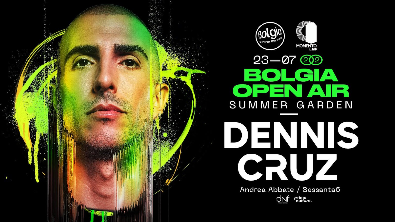 23/7 Dennis Cruz fa ballare Bolgia Open Air Summer Garden - Bergamo 