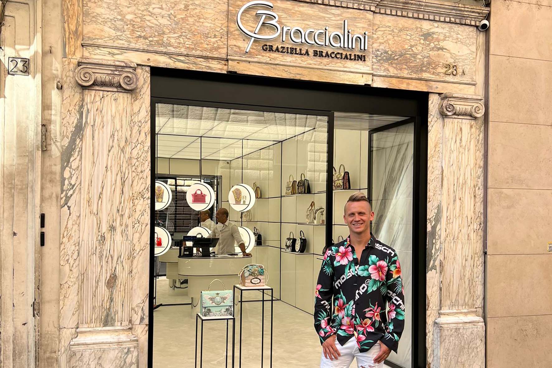 Graziella Braccialini inaugura un nuovo negozio nel cuore di Roma