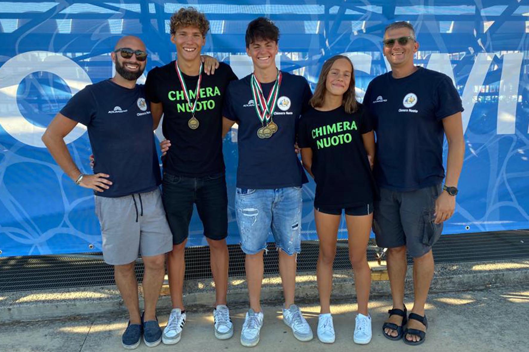 Storico quinto posto per la Chimera Nuoto ai Campionati Italiani Junior